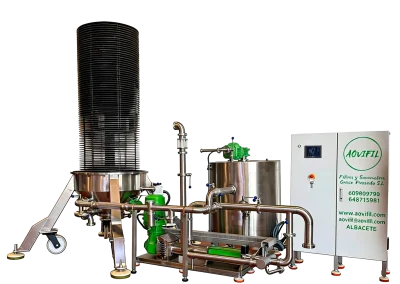 Filtro AV-30000 con Cuadro desmontado